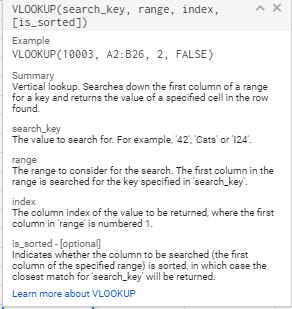 hàm vlookup để trộn dữ liệu